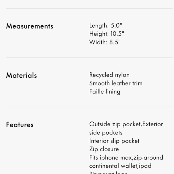 Kate Spade NWT Sam Icon Gingham Small Backpack w/ Leather Trim- Candy Grass - Picture 10 of 10